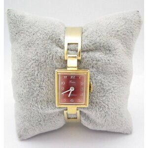 Vtg Ermex Hand Wind WR Analog Dial Causal Square Watch (G456)